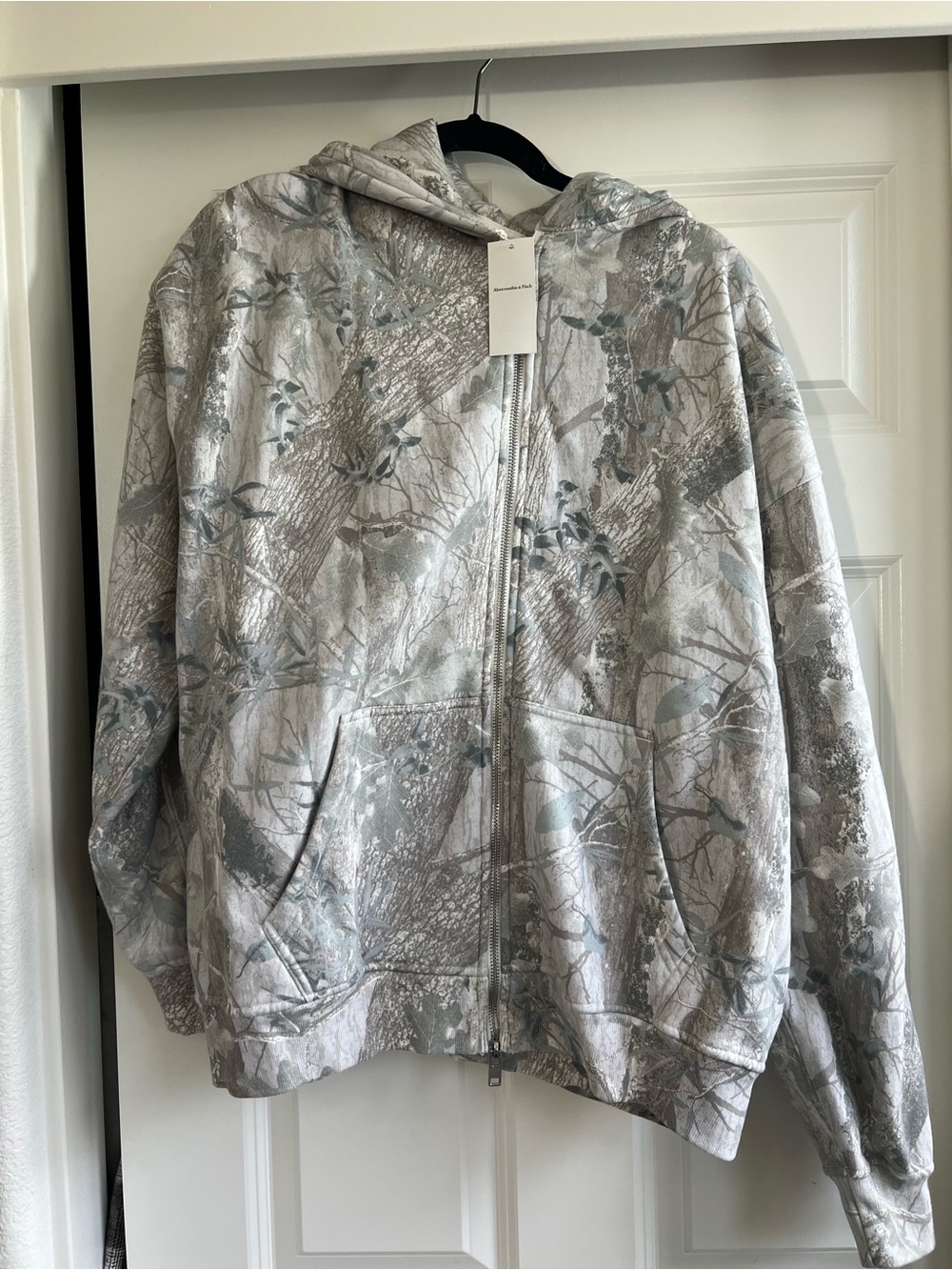Abercrombie & Fitch Camo Essential Full-Zip Hoodie